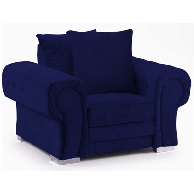 Desjardins Upholstered Chenille Armchair