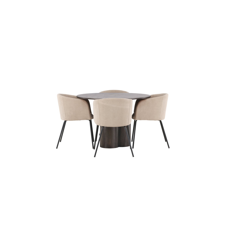 Bannock 4 - Person Dining Set