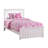 Brunelle Solid Wood Foundation Bed with Matching Footboard & Built-in Charger-2001163027-2001163028