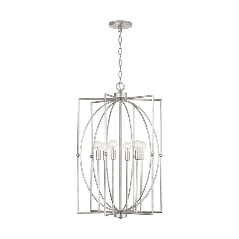Barbara 6 - Light Dimmable Geometric Chandelier