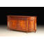 Italian Walnut Burl Serpentine Sideboard with Curved Doors