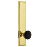Grandeur Carré Tall Plate Passage with Coventry Door Knob