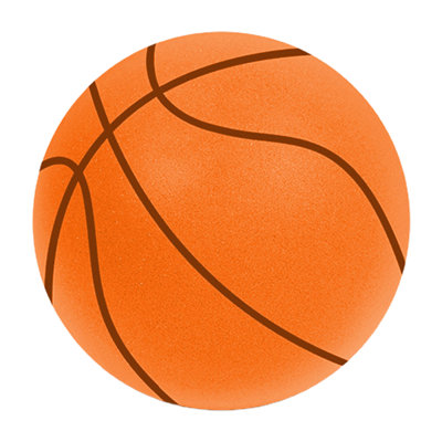 Ballon de basketball silencieux pour l'entraînement en salle de basketball en mousse silencieuse