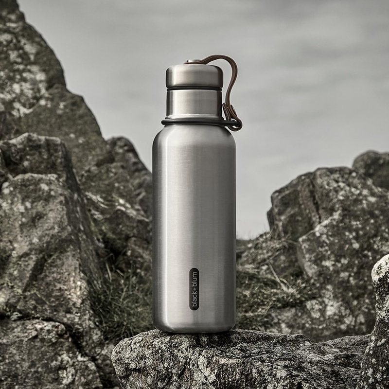 Insulated Water Bottle 500ml, Black