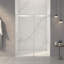 Porte de douche sans cadre, porte de douche coulissante, avec cabine de douche en verre trempé épais de 5/16 po (8 mm) de qualité supérieure, couche facile à nettoyer double face