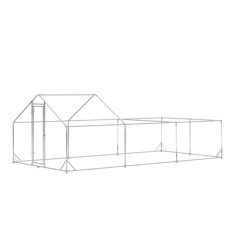 Poule à poulets Deina, H 76,8 po x l 236,2 po x P 118,1 po