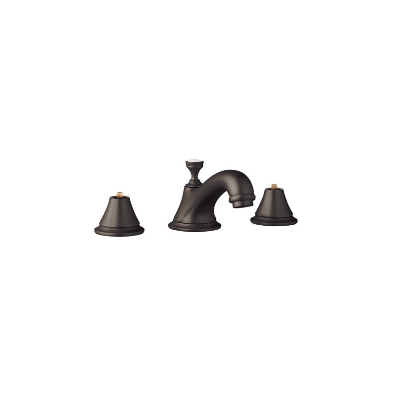 Robinet de salle de bain à large entraxe avec bonde Seabury®, Bronze huilé