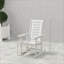 Ensemble de chaises berçantes d'extérieur, 2 pièces