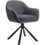 Sadira 49.5cm H Upholstered Metal Full Back Armchair-167507048-188296058
