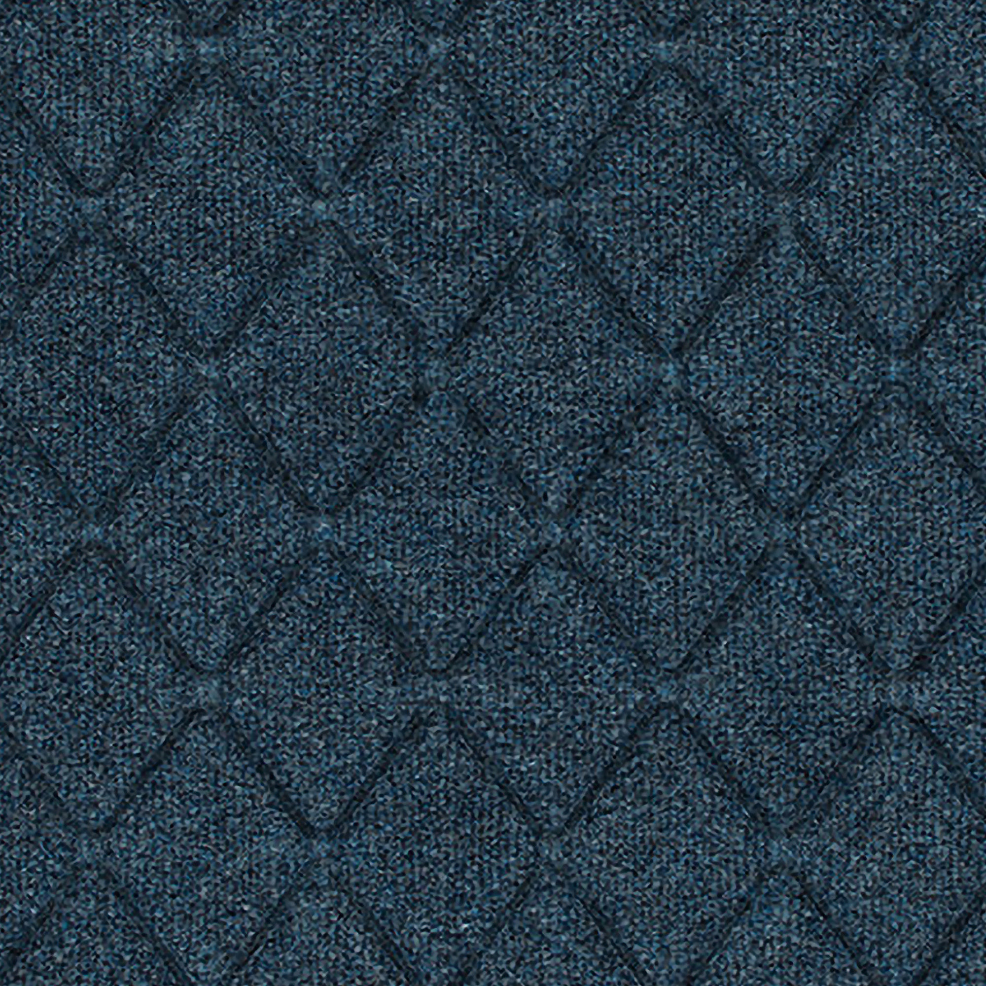WaterHog Non-Slip Indoor/Outdoor Doormat, Navy, Semi-Circle 24" x 39"