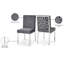 Chaise d'appoint rembourrée en velours Sansa-24010587-24010590