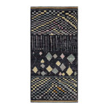 Moroccan Hand Knotted Area Rug