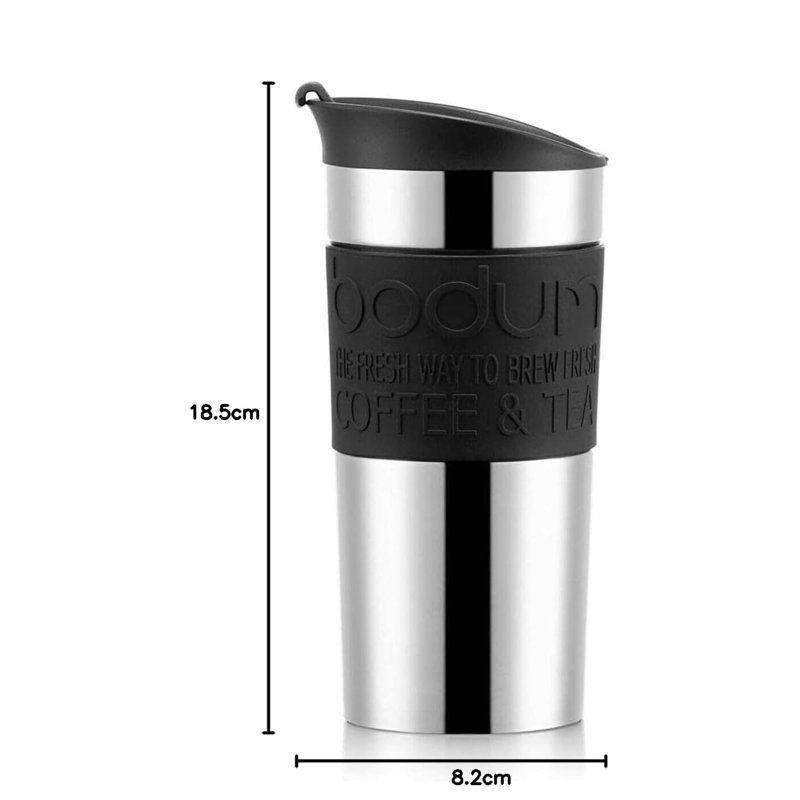 BODUM Store Double Wall Insulated Stainless Steel Travel Tumbler