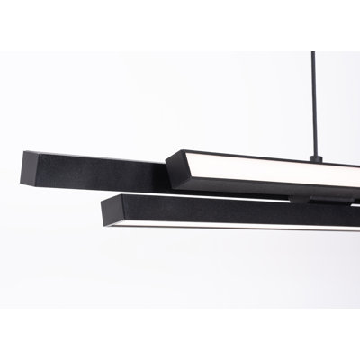 Luminaire suspendu linéaire à 1 lumière pour îlot de cuisine Janilee