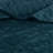 Teal Velvet 3pc Quilt Set King/Cal King