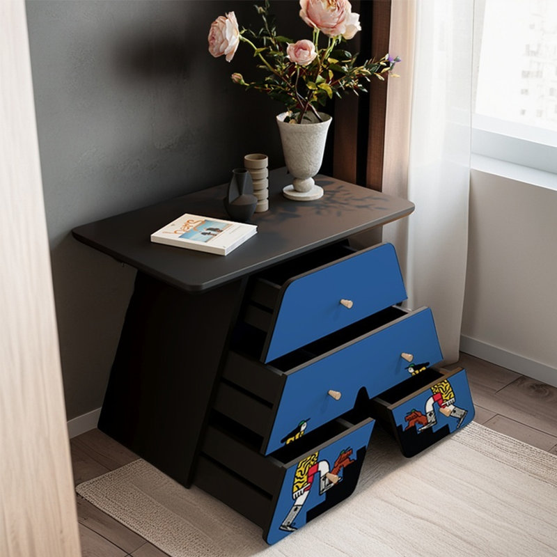 Commode d'appoint moderne et multifonctionnelle