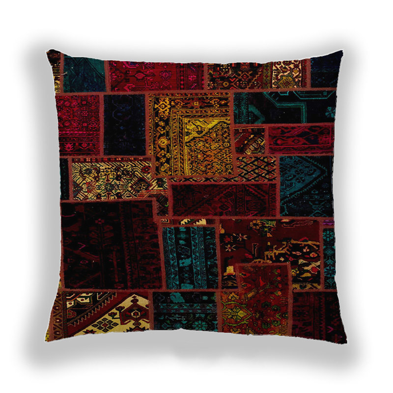 Coussin Abstract, Microsuède