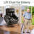 Bucklebury Wesley Faux Leather Lift Recliner with Massage & Heater Cup Holders, USB Port-94610369
