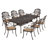 Afat 8 - Person Patio Dining Set with Rectangular Table , Cushions Included-982923339