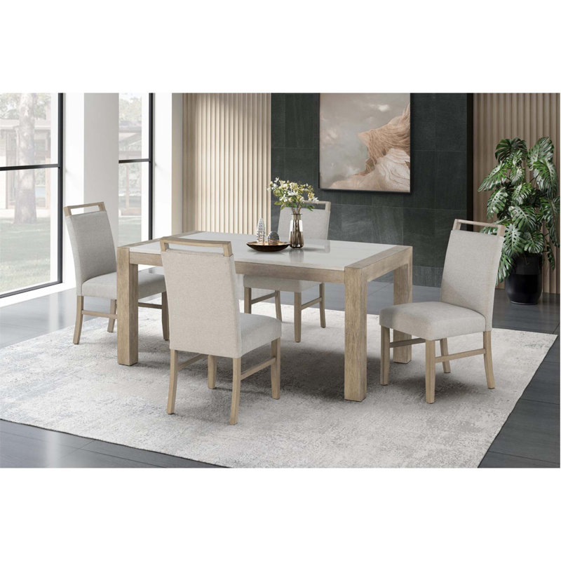Table de salle à manger Vanilla Real Marble
