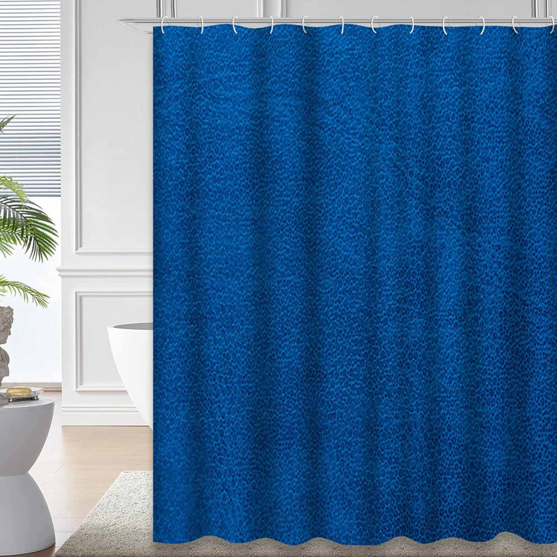 Rideau de douche en cuir avec 12 crochets Skin, L 72 po x l 72 po