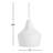 Litchford Jazelle 1-Light Pendant-527836003-527836024
