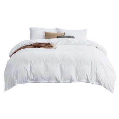 Bedsure Duvet Cover King Set Prewashed Extra Soft Cotton-Like Beding Set （Set of 3）