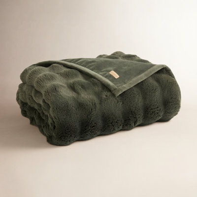 Ridgeline Faux Fur Throw Blanket