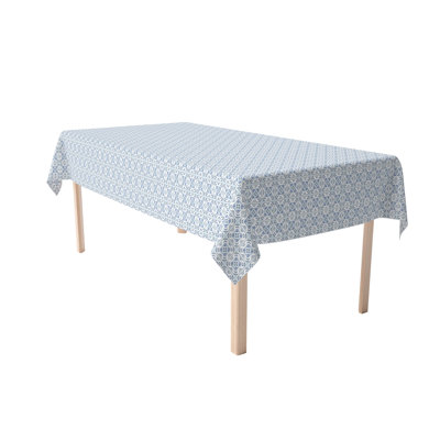 Otsburg Rectangular Geometric Cotton Twill Tablecloth