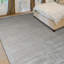 Tapis gris / argent tissé à la main de haute qualité-71851288