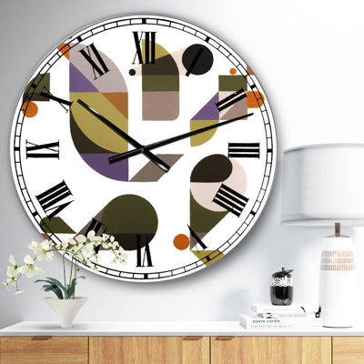 Bended Knee - Oversized Mid-Century Wall Clock