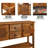 Retro 46.5 Sideboard,Entryway Table,Console Table,Sideboards Buffet Table with Bottom Shelf-1017507585