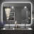 Tri-Color Temperature Adjustable Brightness Tempered Glass Bathroom Mirror, Defogging,  UR And LTL Approved-432418356