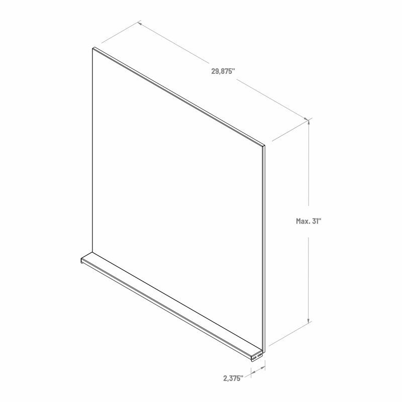 Inoxia Universal Range Backsplash