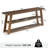 3-Tier Solid Wood Console Table for Entryway, 63-Inch Narrow Sofa Table Behind the Couch-901792311