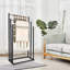 Porte-serviettes sur pied en acier inoxydable