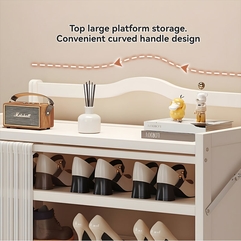 Foldable Shoe Rack For Home - Multi-Layer Bamboo Shoe Shelf With Dustproof Design, Easy Assembly For Entryway, Hallway, And Rental Apartments