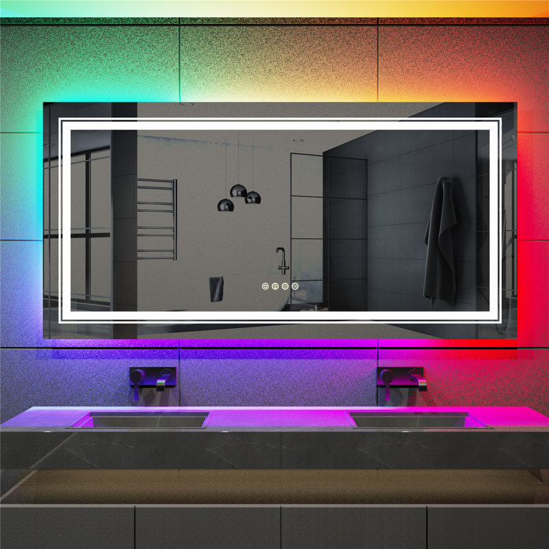 Flat Wall Mirror, 23.6" x 47.2"