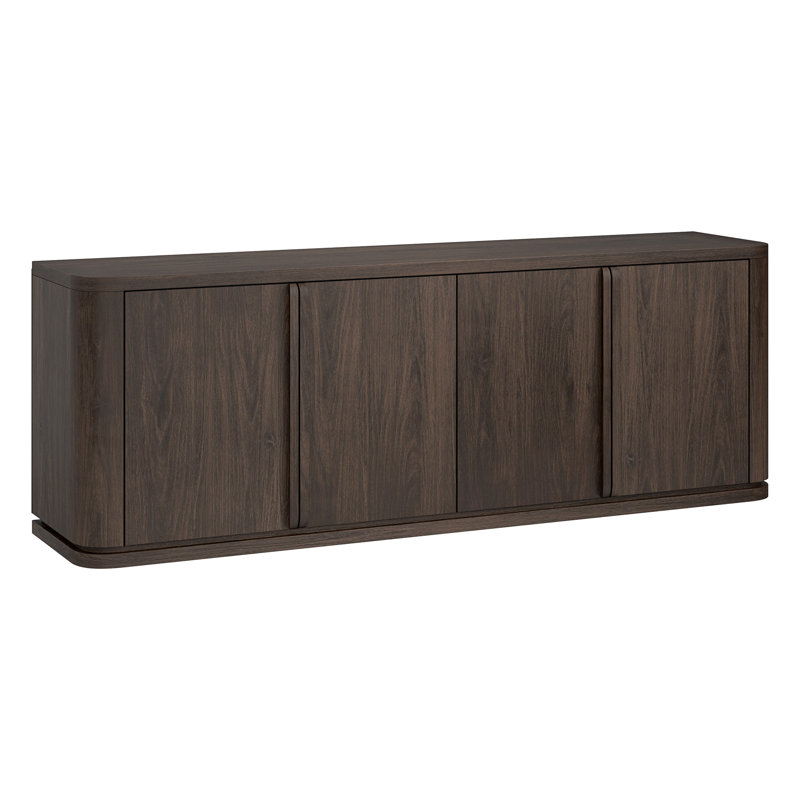 Vance Rectangular TV Stand for TV's up to 78" in Alder Brown, Alder Brown