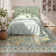 Washable Floral Area Rugs Boho Large Rugs Non-Slip for Bedroom Soft Rubber Backed Carpet