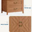 Armoire 71 po, armoire de rangement en bois avec 2 portes, 2 tiroirs et tringle
