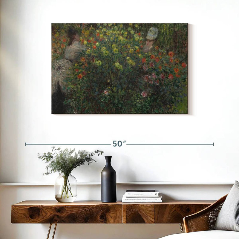 Senne Mesdames en fleurs, H 24 po x l 36 po