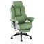 Fauteuil de direction ergonomique de grande taille (400 lb) avec soutien lombaire réglable, inclinaison à 135°, repose-pieds rétractable et dossier haut.-923485752