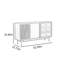 Armoire d'appoint multifonctionnelle avec rangement