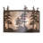 24" Wide Tall Pines Wall Sconce
