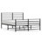 Metal Bed Frame with Headboard & Slats, No Mattress, Easy Assembly-116091929-116091935
