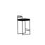 Beachley Upholstered Counter Stool with Metal Frame
