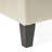Button - Tufted And Diamond - Stitched Storage Ottoman, Beige