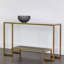 Carver 51'' W Glass Console Table