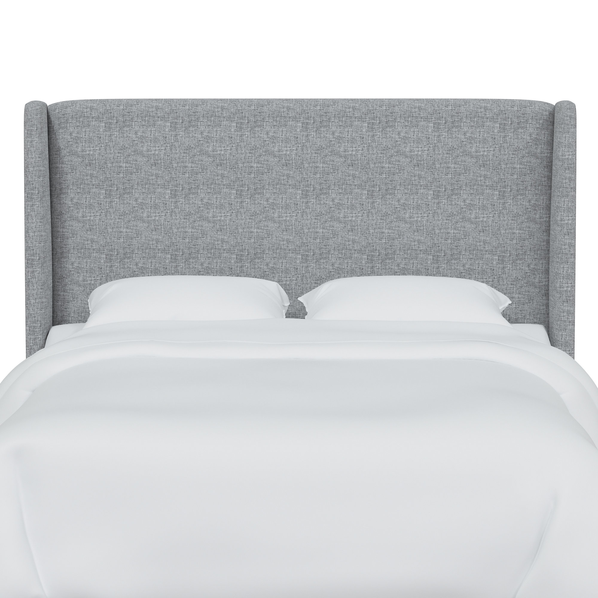 Upholstered Headboard, Twin, Zuma Pumice Textured Linen